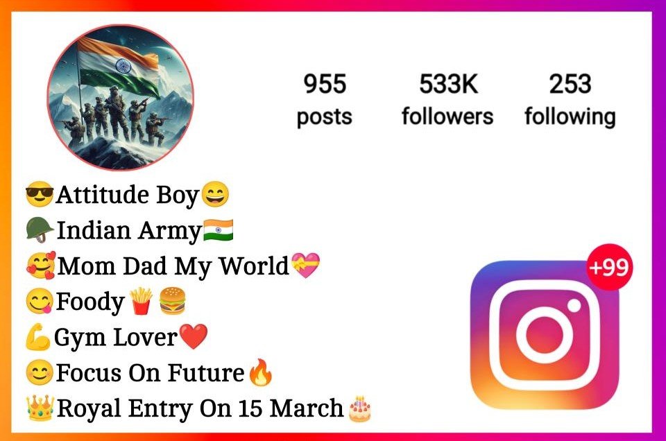 Indian Army Bio For Instagram