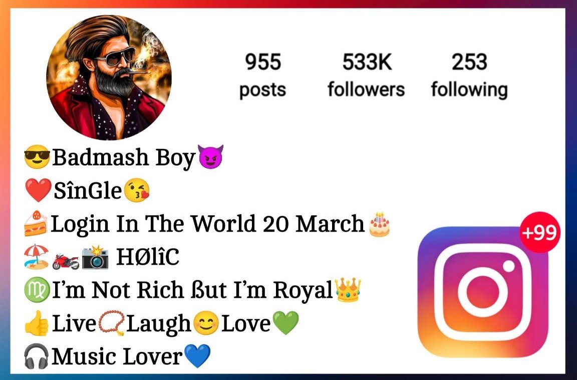 Badmashi Bio For Instagram