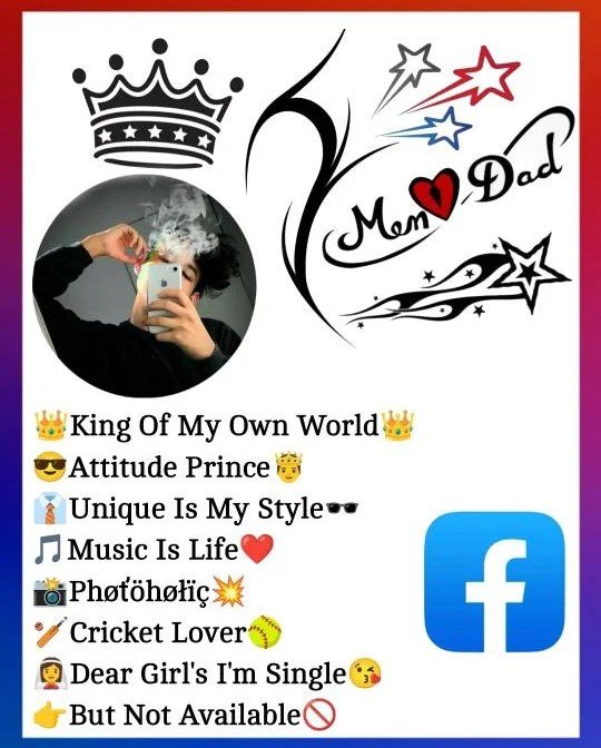 Stylish Bio For FB For Boys