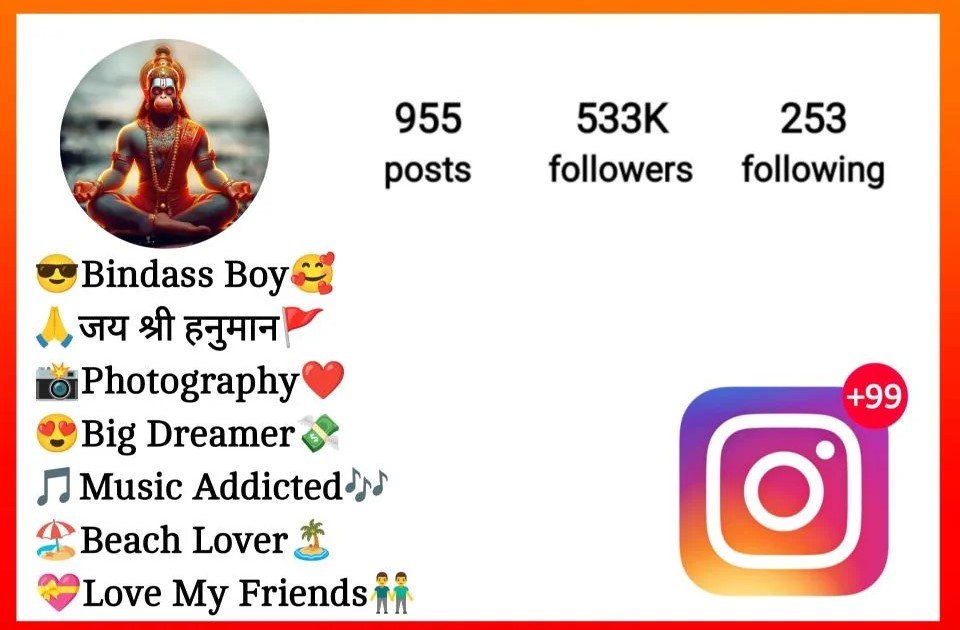 Hanuman Ji Instagram Bio 2025