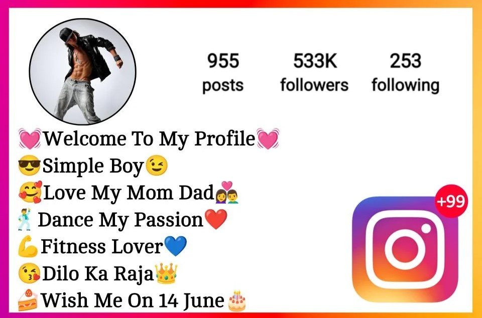 Instagram Bio For Dancer Boys