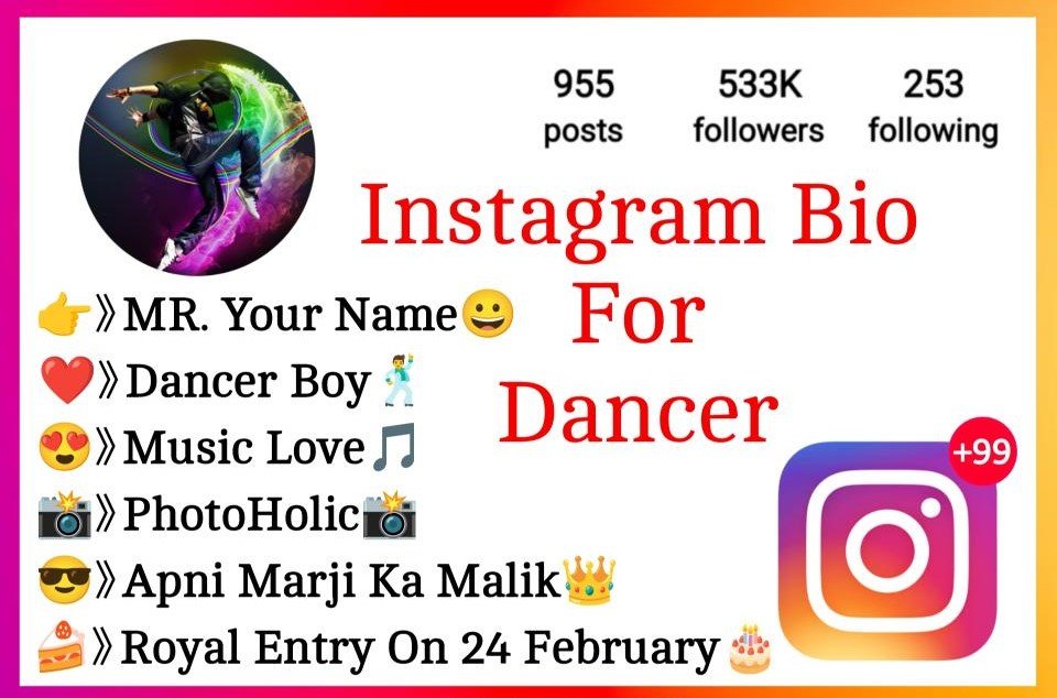 Instagram Bio For Dancers