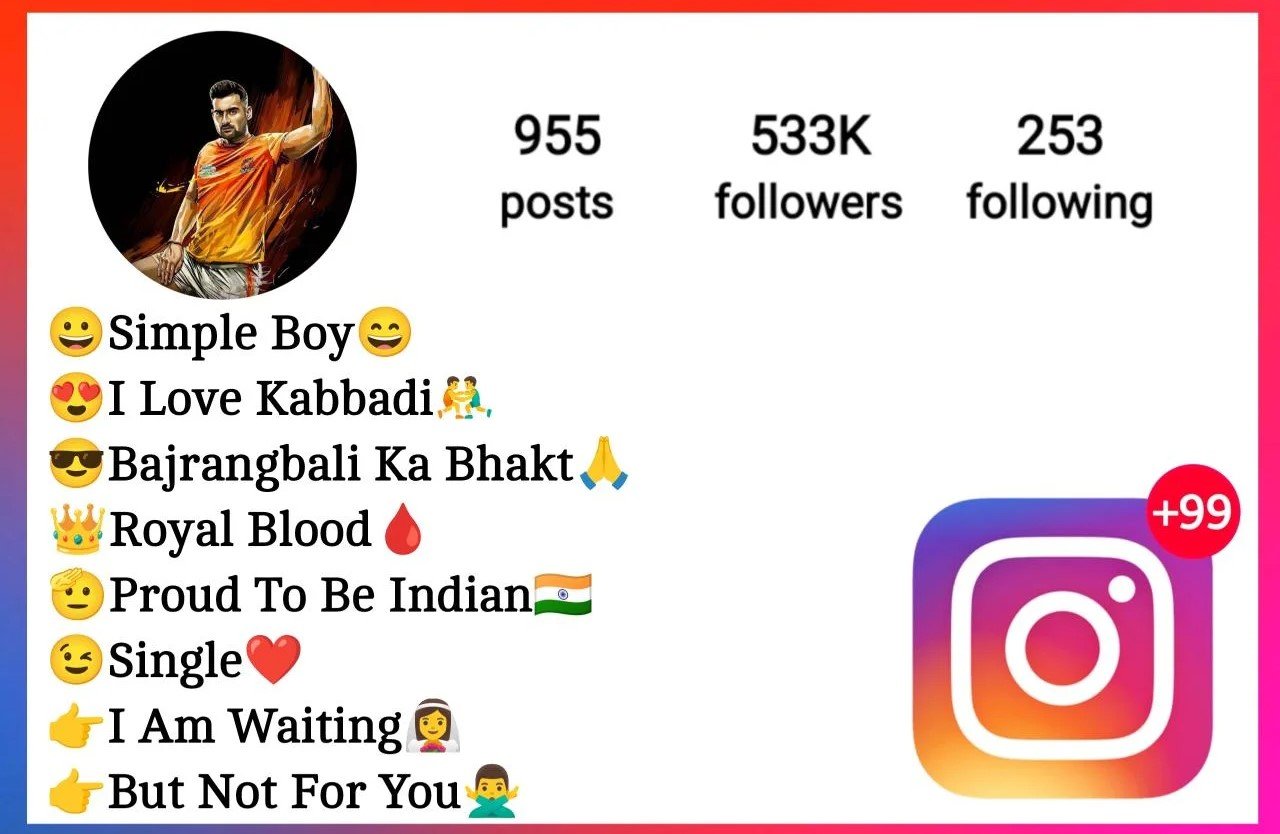 Kabaddi Lover Instagram Bio 2025