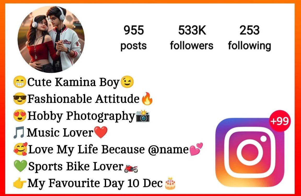 Instagram Love Bio