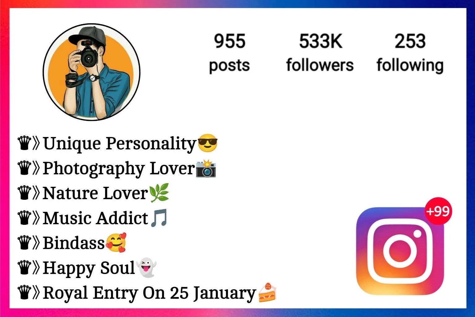 Best Photography Bio For Instagram