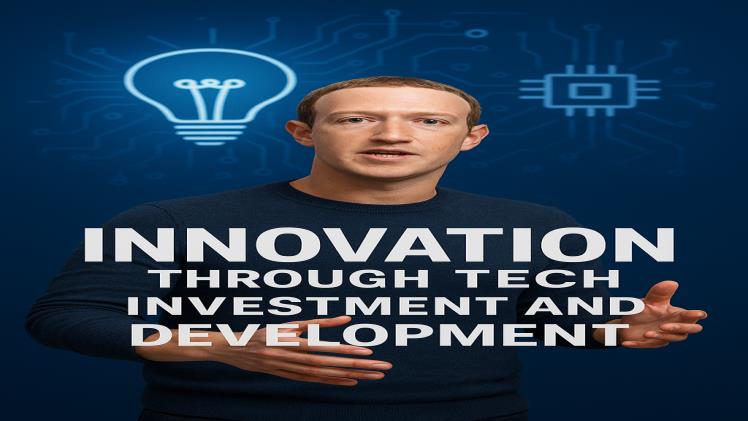 Mark Zuckerberg encouraging innovation through tech investment and development